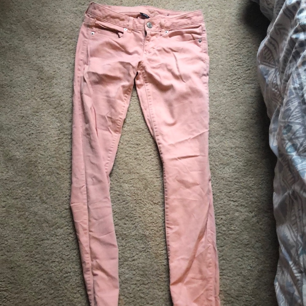 Pink jeans